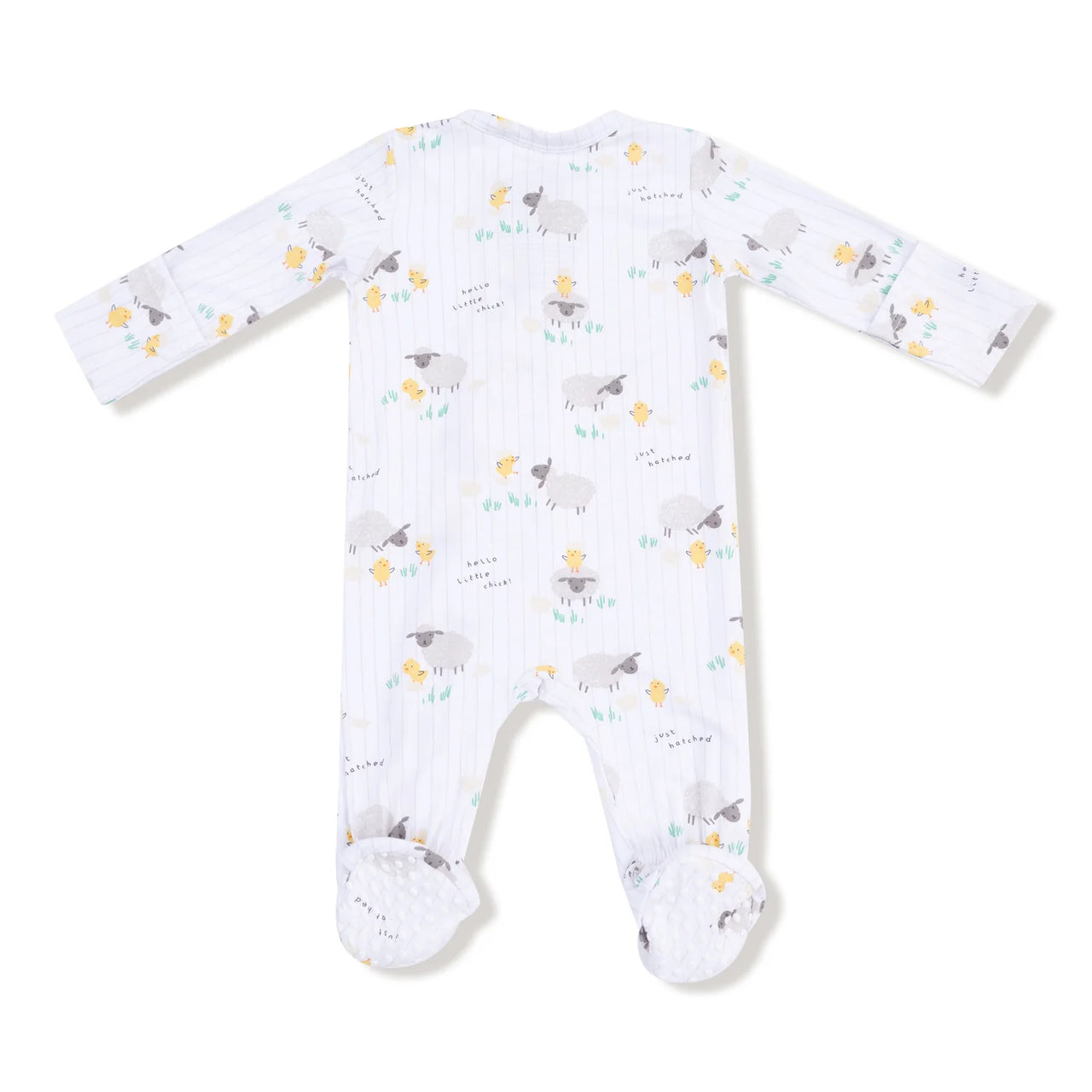 Zippered Footie- Just Hatched