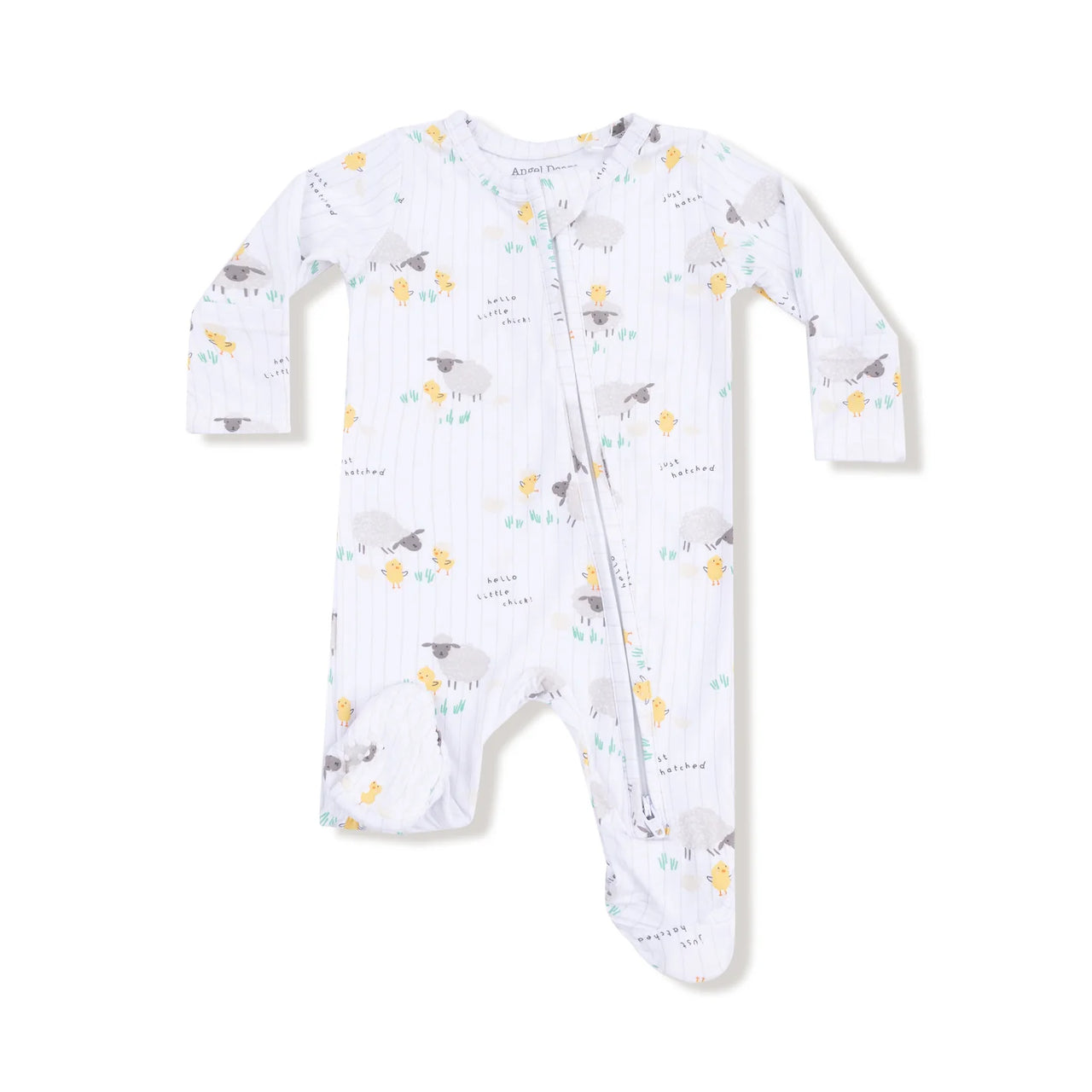 Zippered Footie- Just Hatched