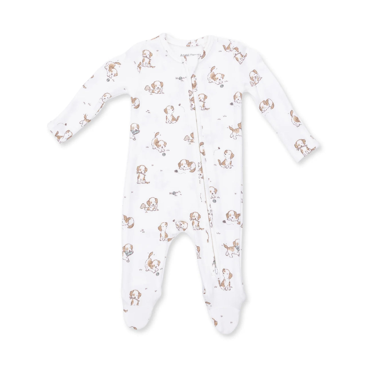 Zippered Footie- Explorer Puppy Blue