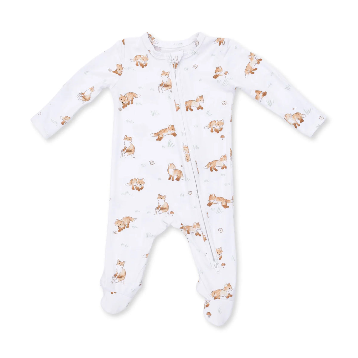 Zippered Footie- Little Explorer Fox