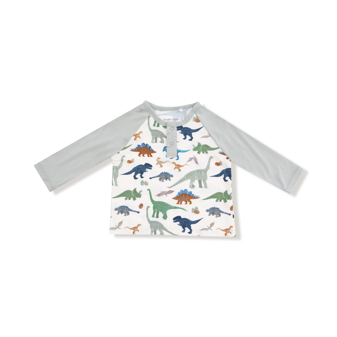 Washy Dinos Long Sleeve Raglan Henley + Jogger