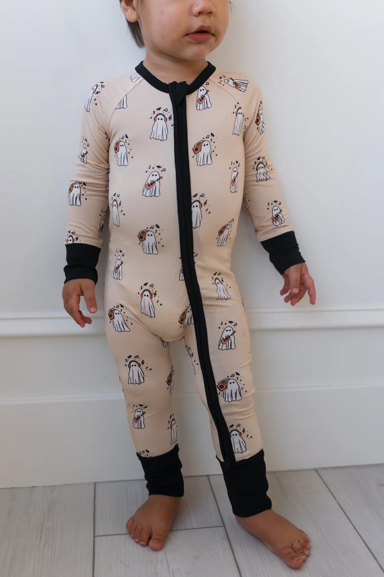 Zippered Romper- DJ BoomBox