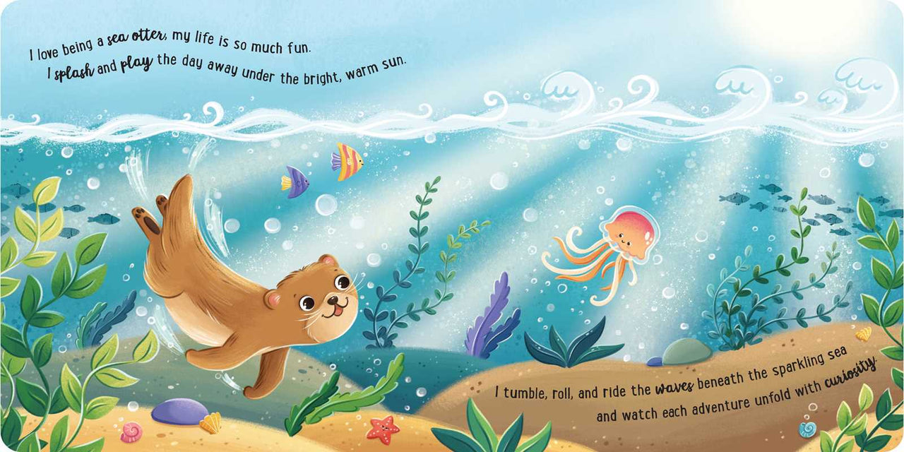 I Love Being a Sea Otter: Padded Board Book by Em Bruce