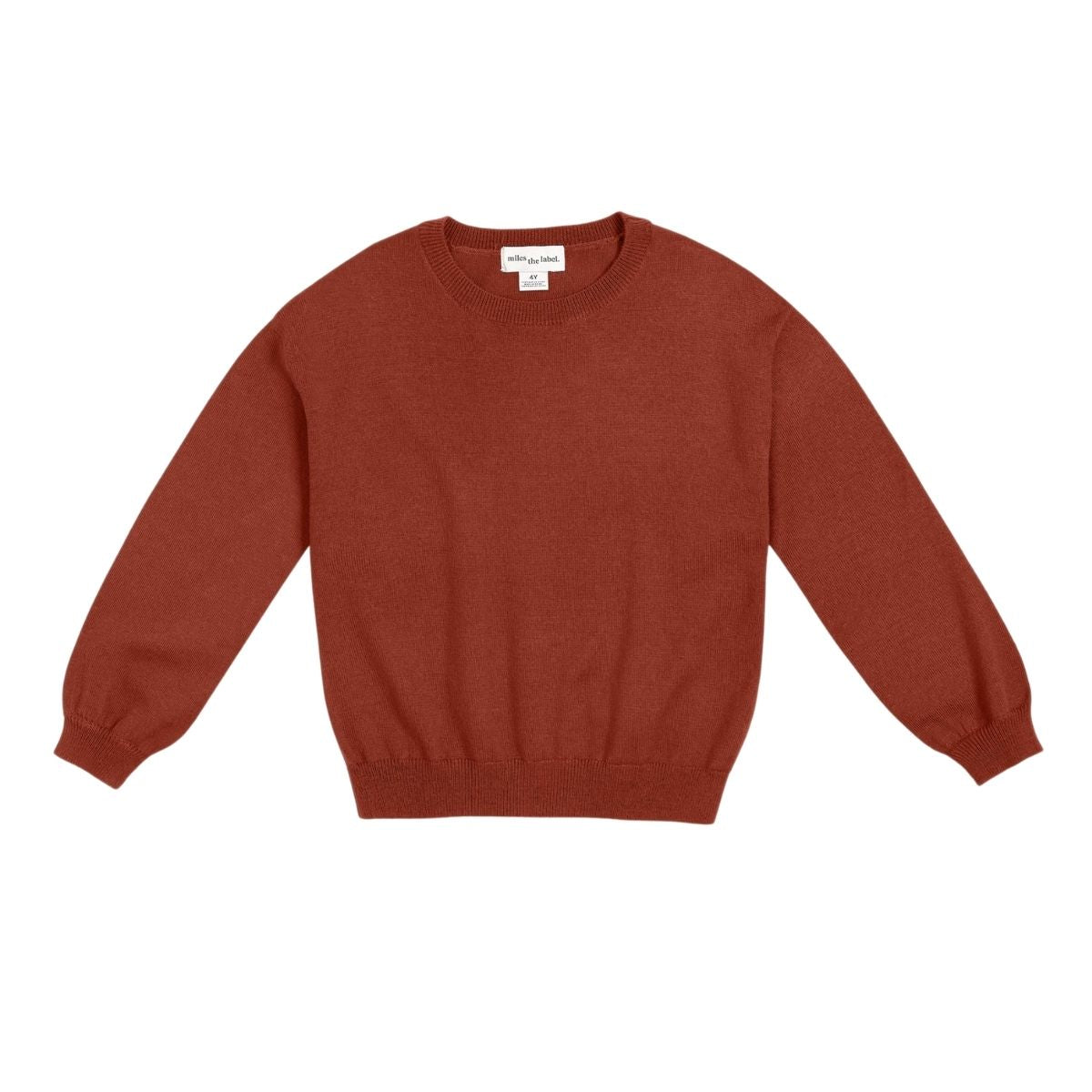 Henna Orange Responsible Merino Sweater