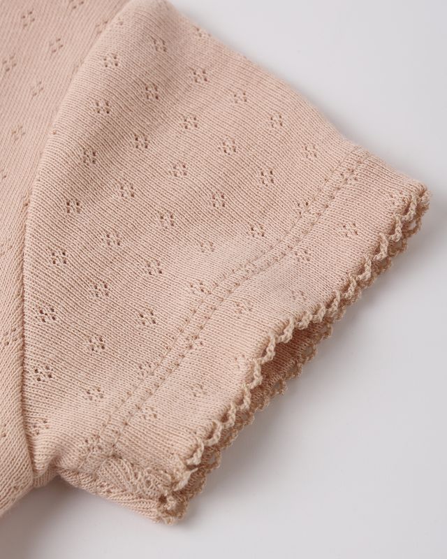 Pointelle Skirted Bodysuit Melon