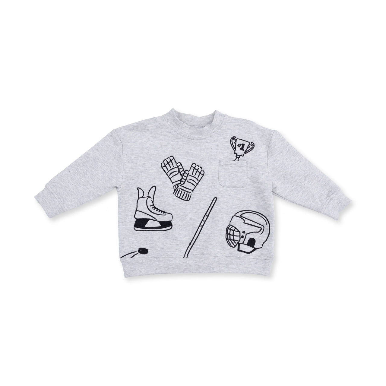 Hockey Drop Sleeve Sweatshirt