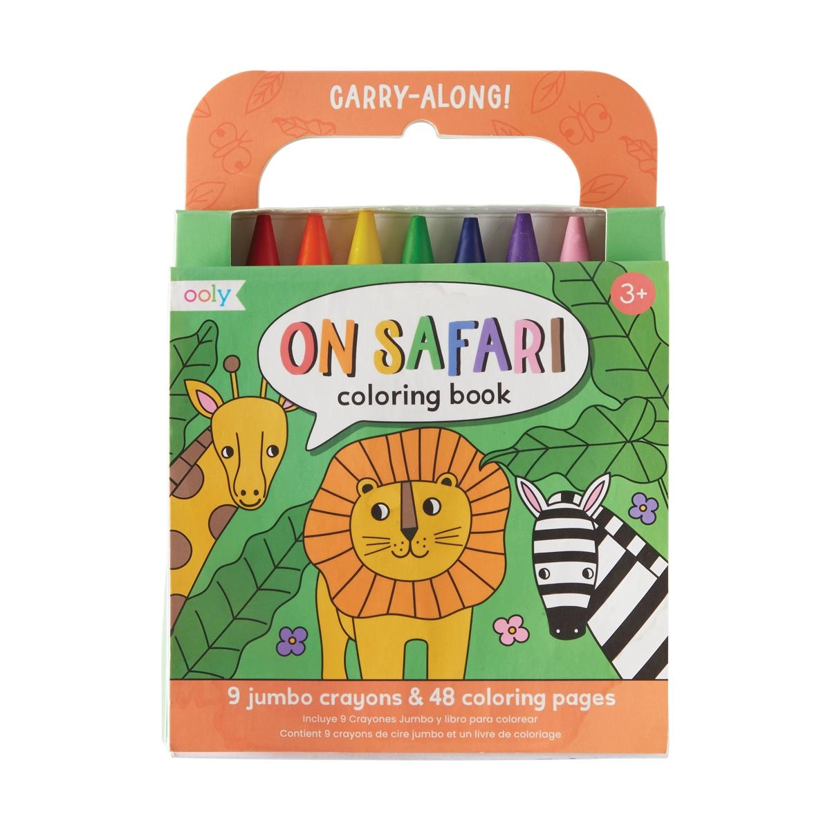 Carry Along Crayon & Coloring Book Kit- Safari