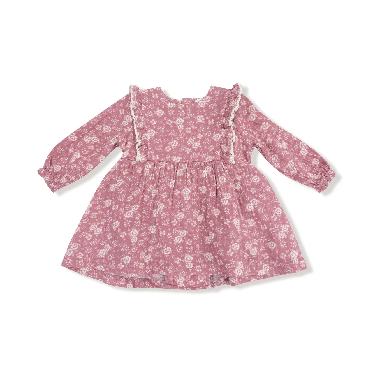 Bandana Floral Ruffle Long Sleeve Bubble with Skirt