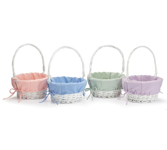 Willow Cross Hatch Easter Basket - Personalization Included