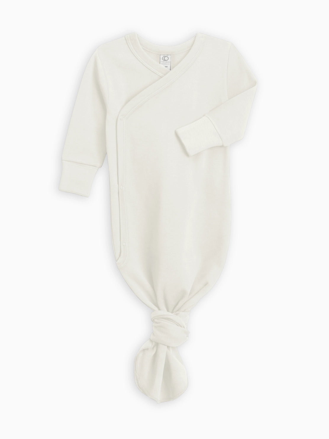 Organic Newborn Indy Kimono Gown- Ivory
