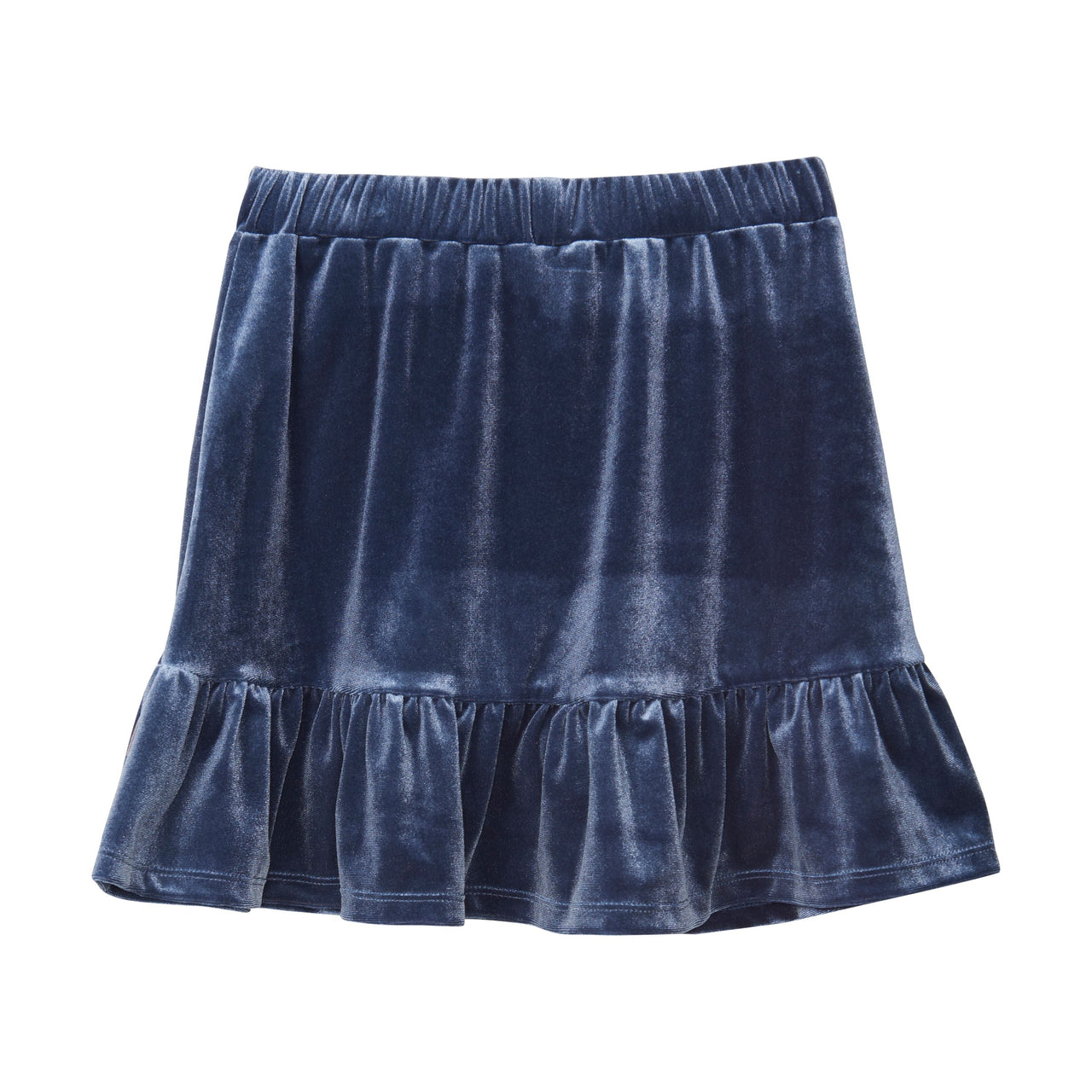 Blue Velvet Skirt