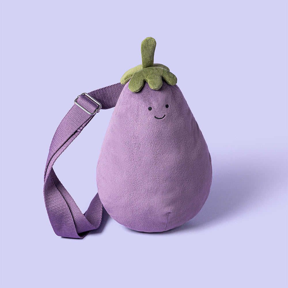 Amuseables Eggplant Bum Bag - Jellycat