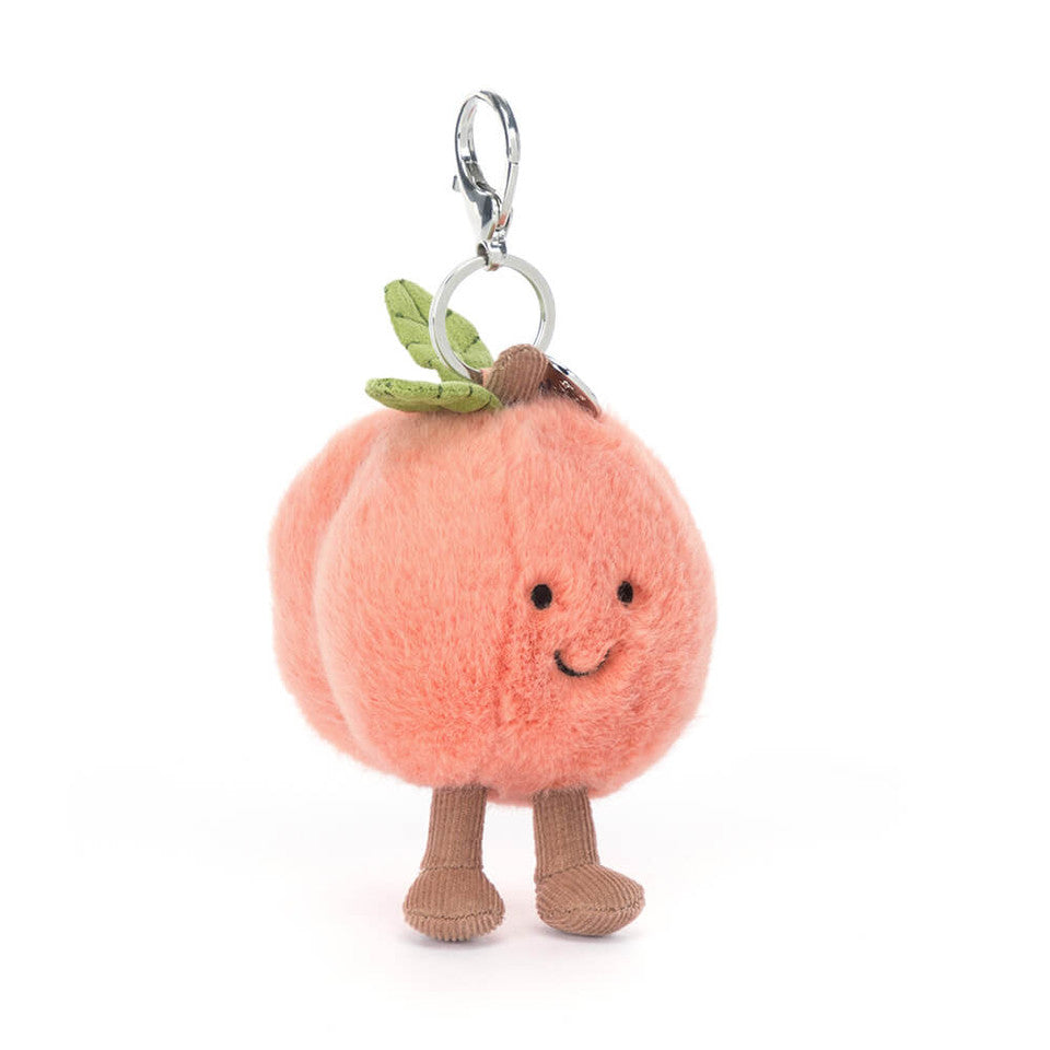 Amuseables Peach Bag Charm - Jellycat