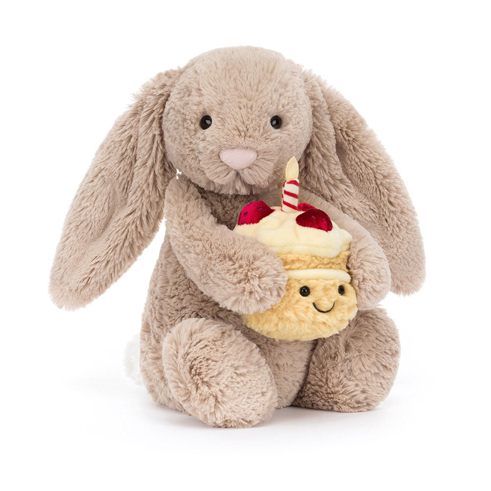 Bashful Beige Bunny 'Birthday' - Original - Jellycat