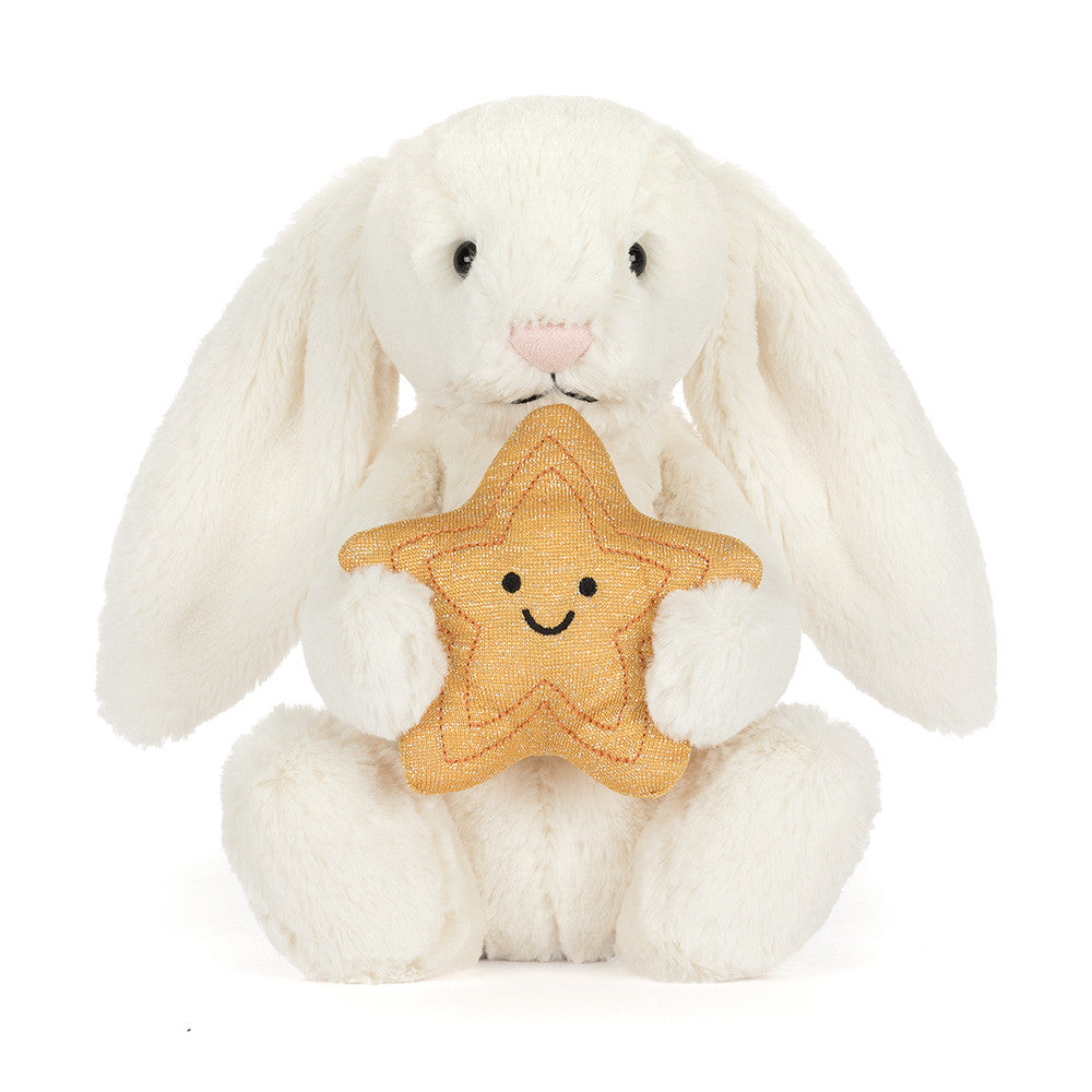 Cream Bunny with Star - Jellycat