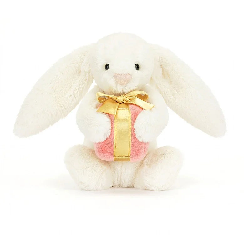 Bashful bunny with Present - Little - Jellycat