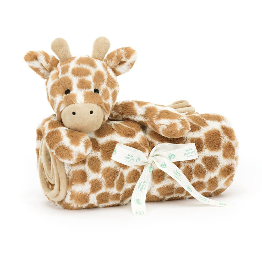 Bashful Giraffe Blankie - Jellycat