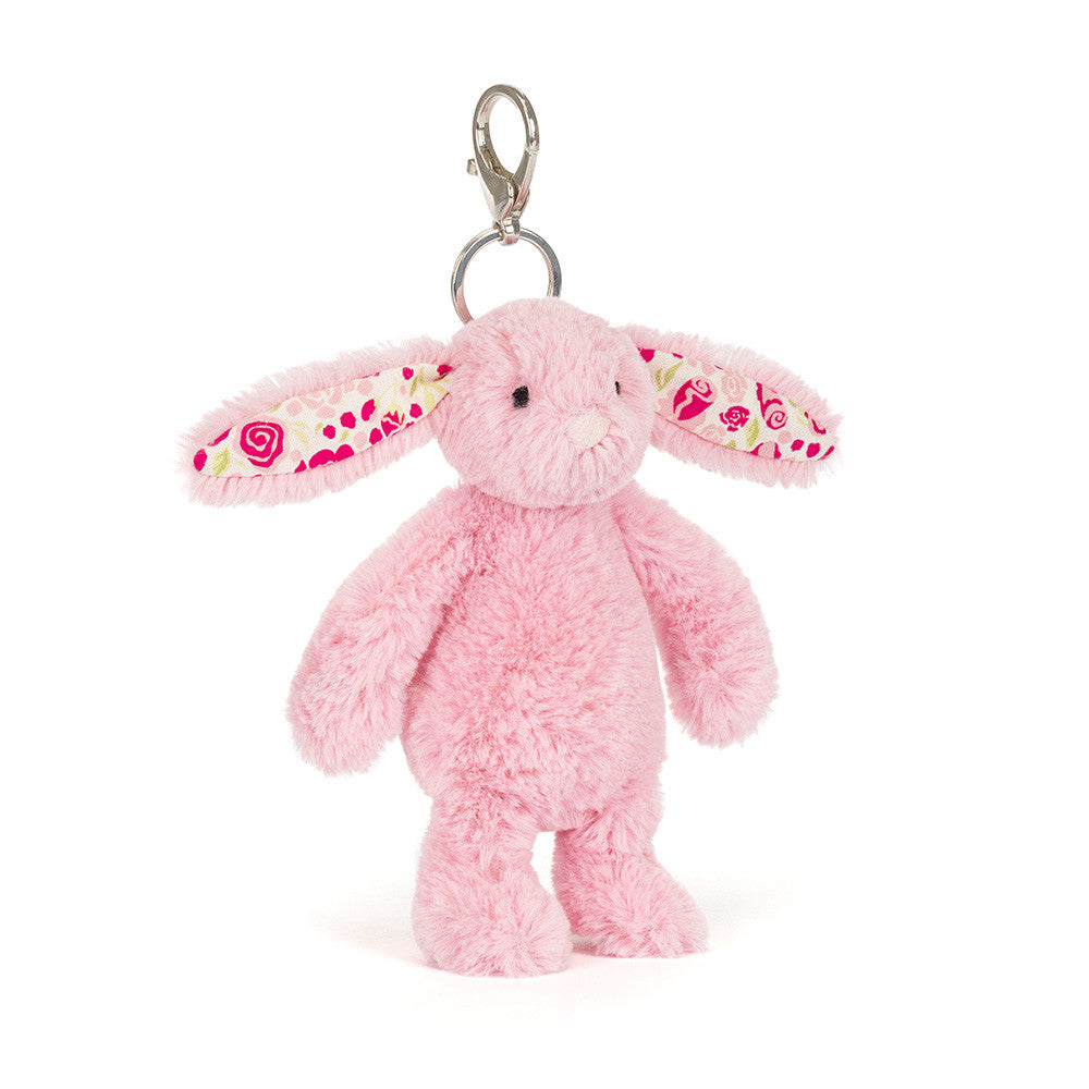 Blushkin Blossom Bunny Bag Charm - Jellycat