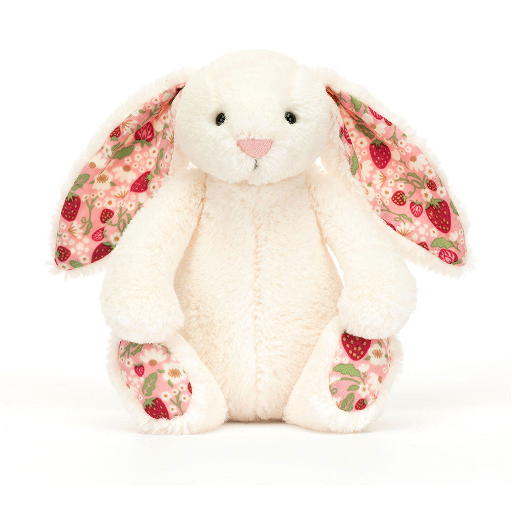 Blossom Cream Bunny 'Berry' - Little - Jellycat