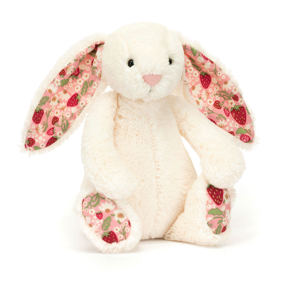 Blossom Cream Bunny 'Berry' - Little - Jellycat