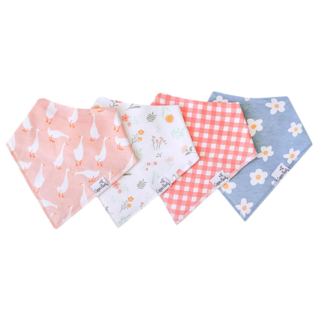 Baby Bandana Bib Set of 4- Goosie