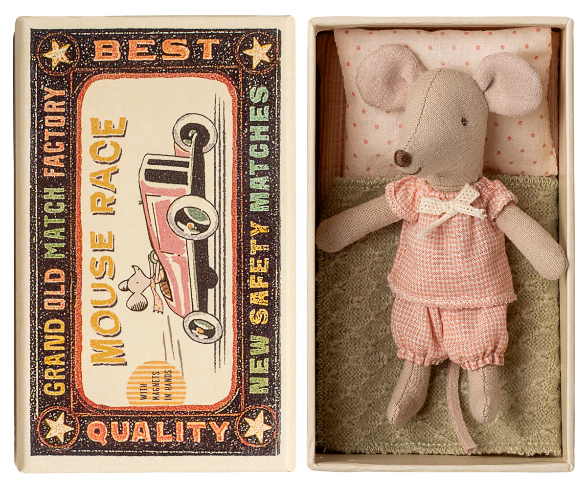 Little Sister Mouse in Matchbox - Maileg