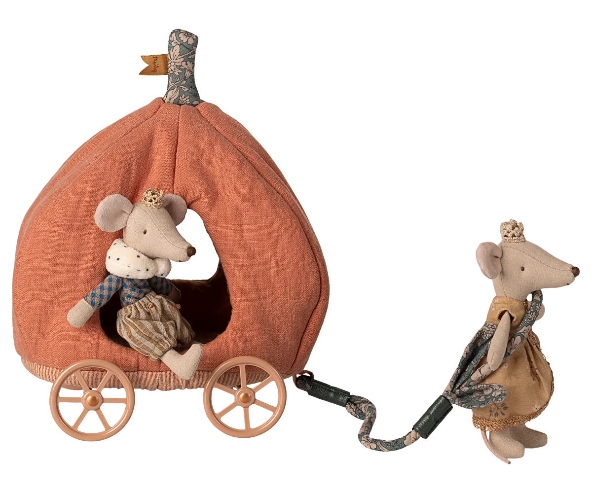 Pumpkin Carriage - Maileg Mouse