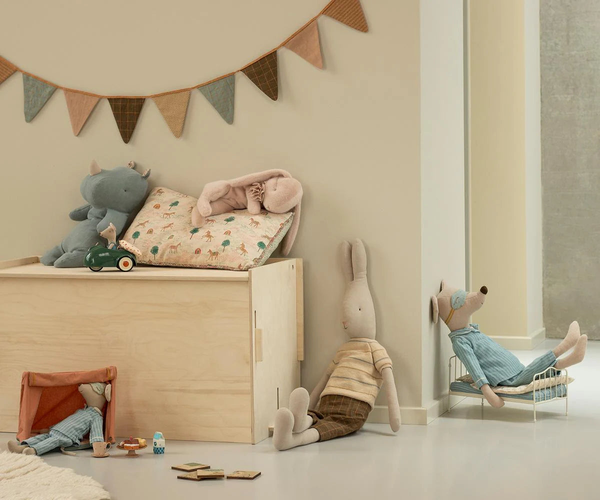 Sleeping bunny plush, Small - Powder - Maileg