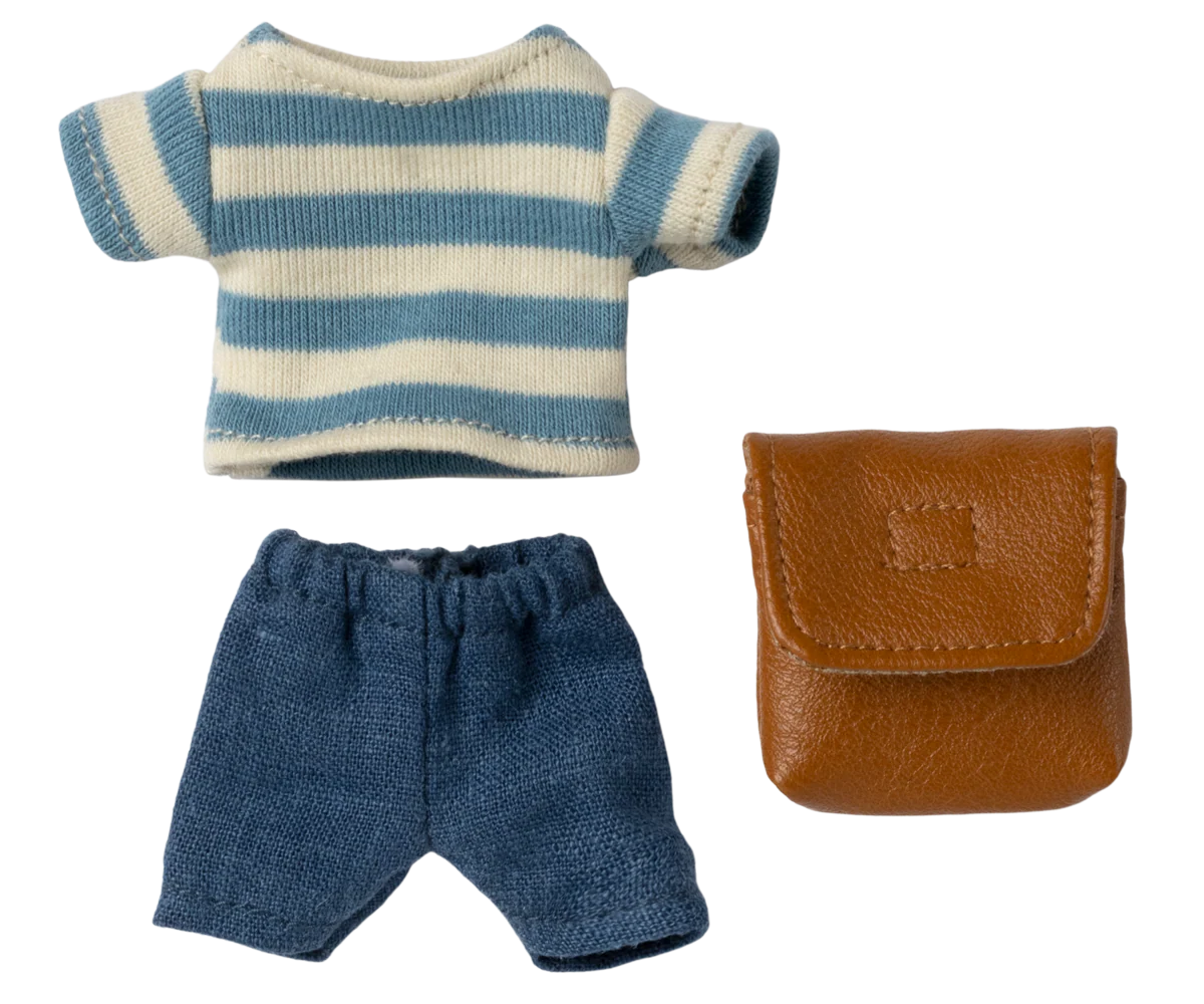 Clothes and Bag, Big Brother- Brown