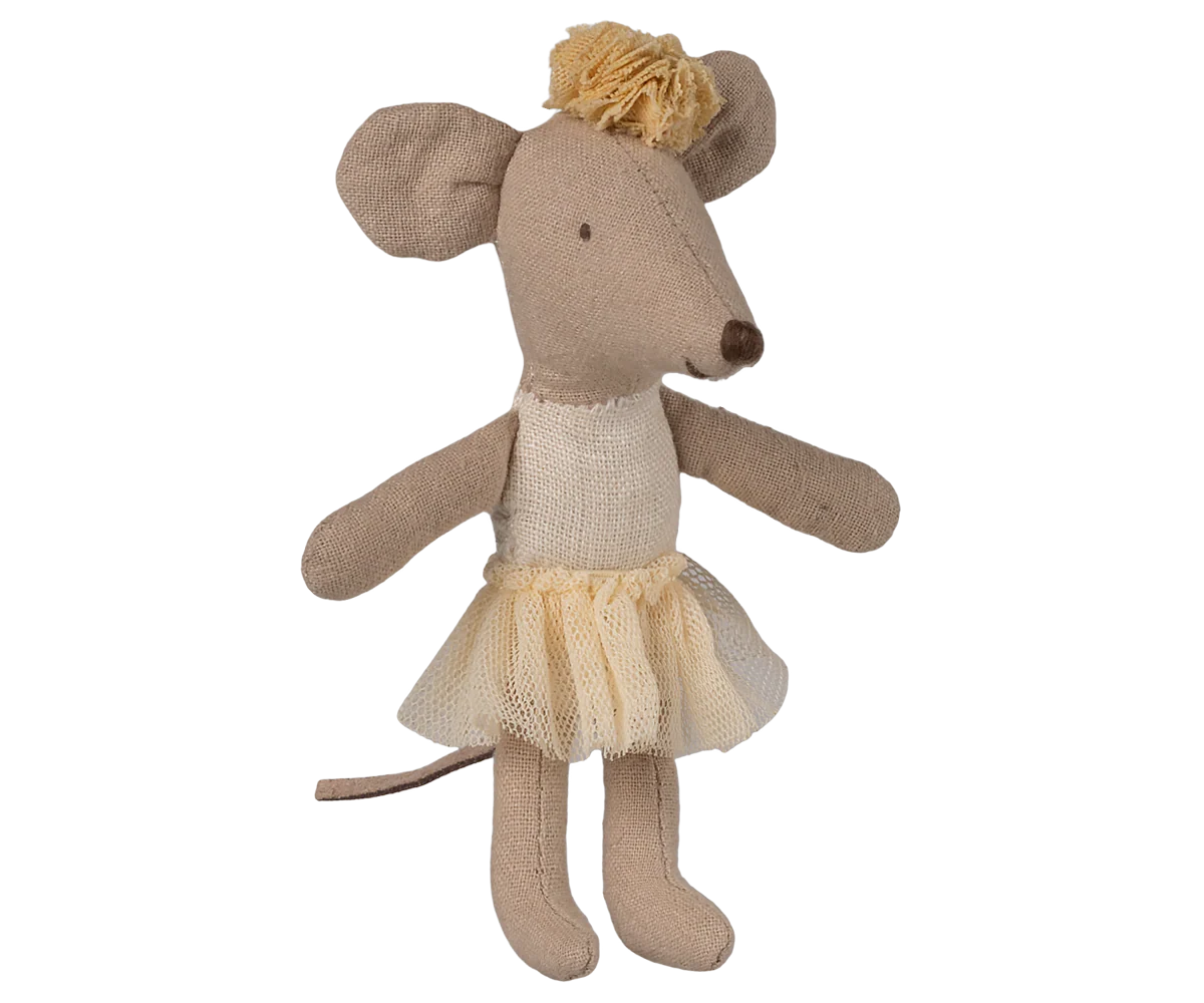 Ballerina Mouse, Little Sister- Off White