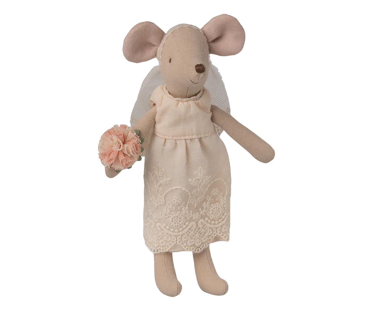 Maileg Wedding Dress, Mum Mouse