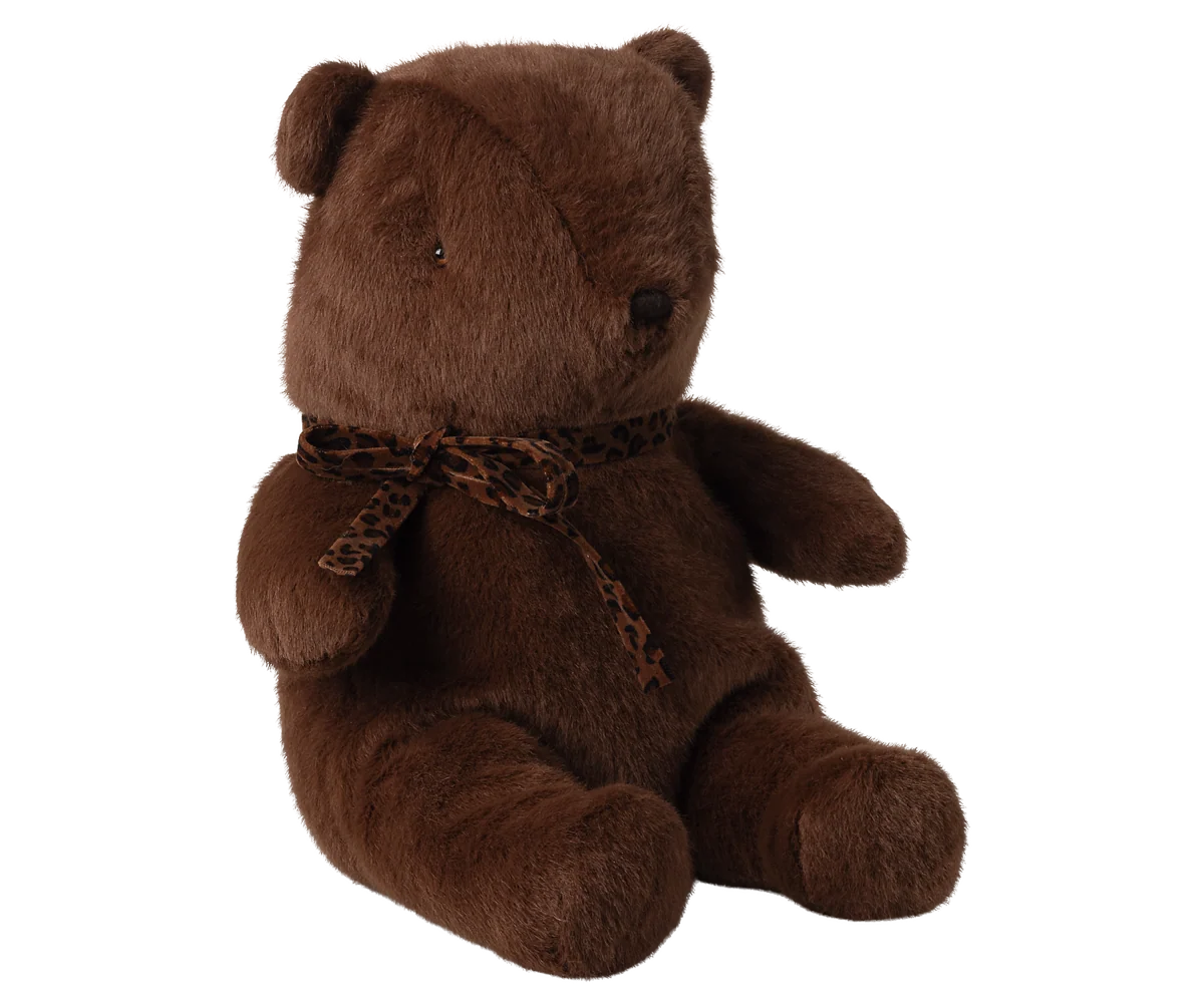 Maileg Teddy Bear Plush - Medium - Dark Chocolate
