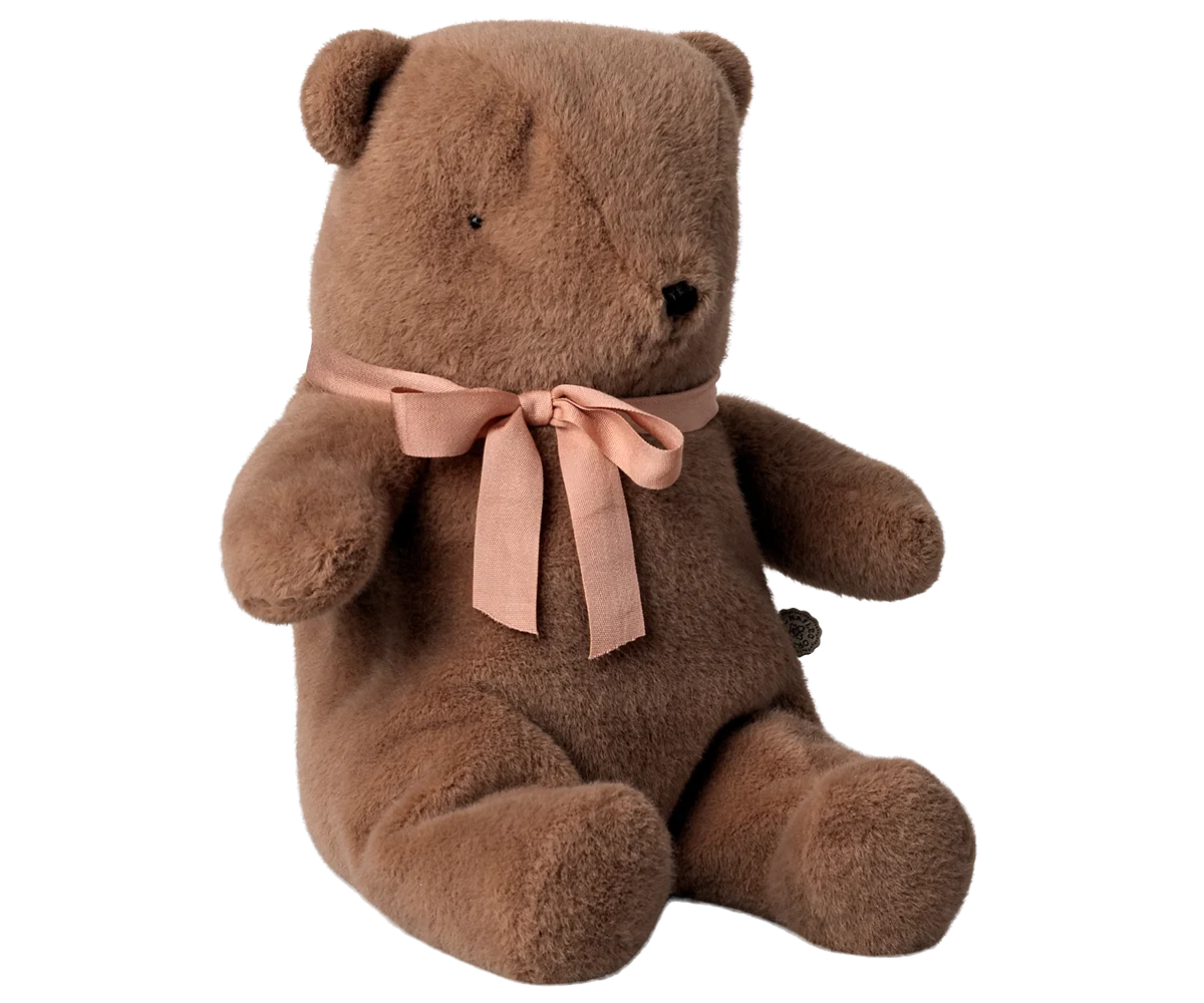 Maileg Teddy Bear Plush - Medium - Soft Brown