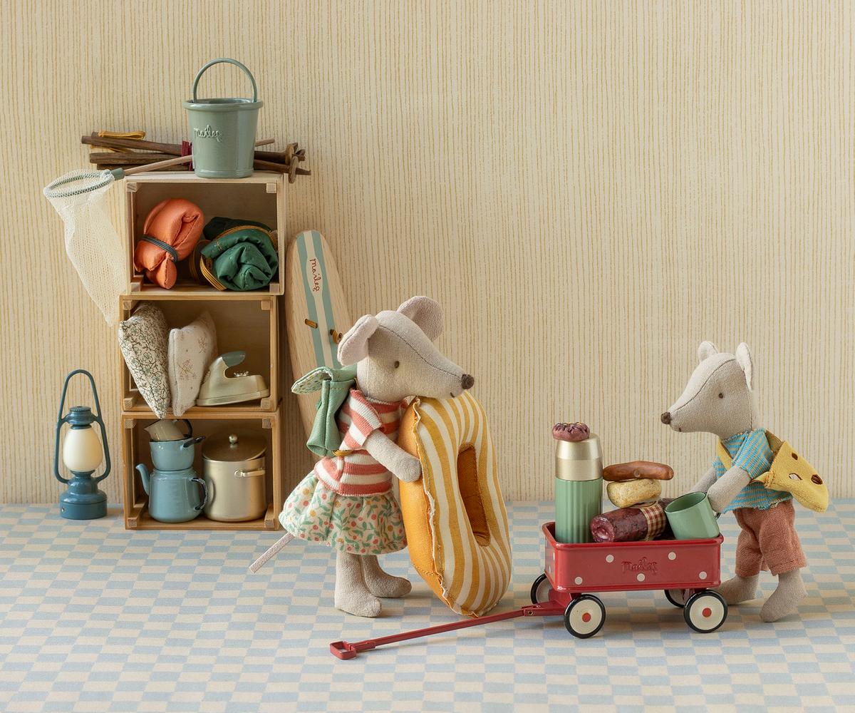 Wagon, Mouse- Red