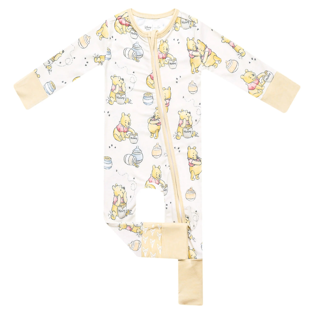 Zippered Romper- Hunny