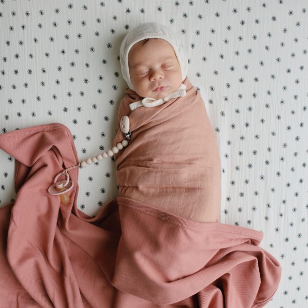 Ribbed Baby Blanket - Cedar