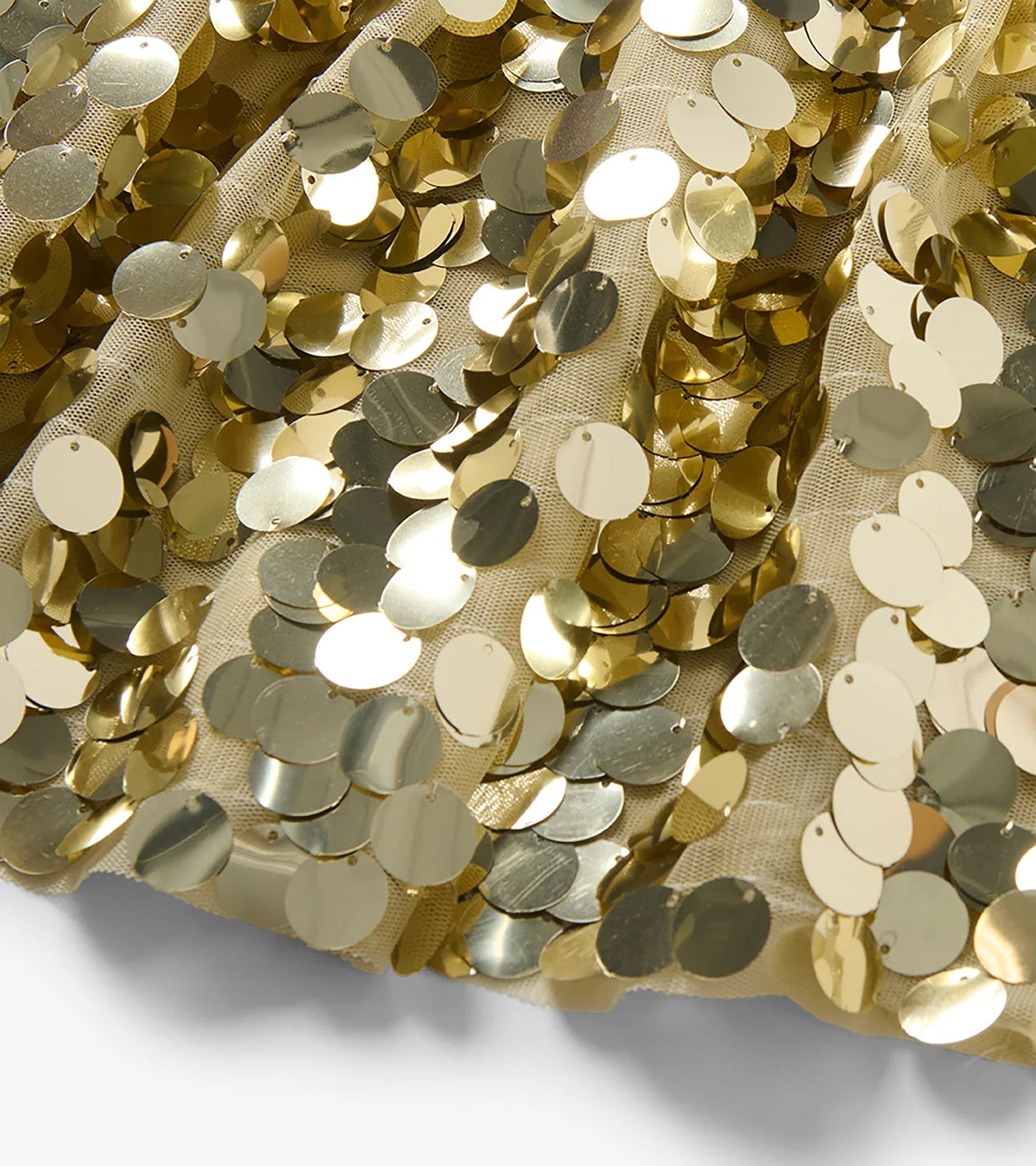 Girls Gold Sequin Skirt