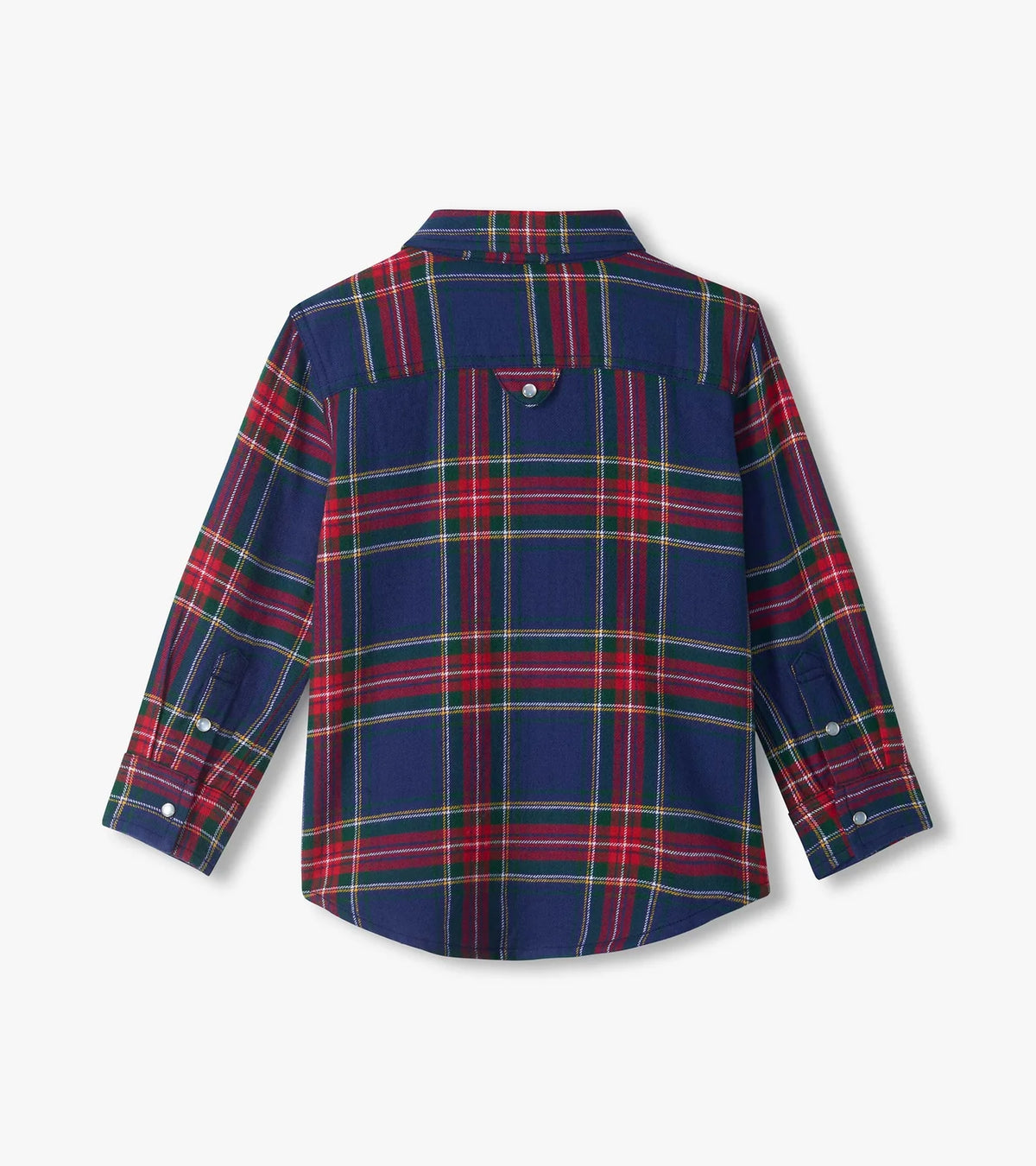 Classic Plaid Botton Down- Patriot Blue