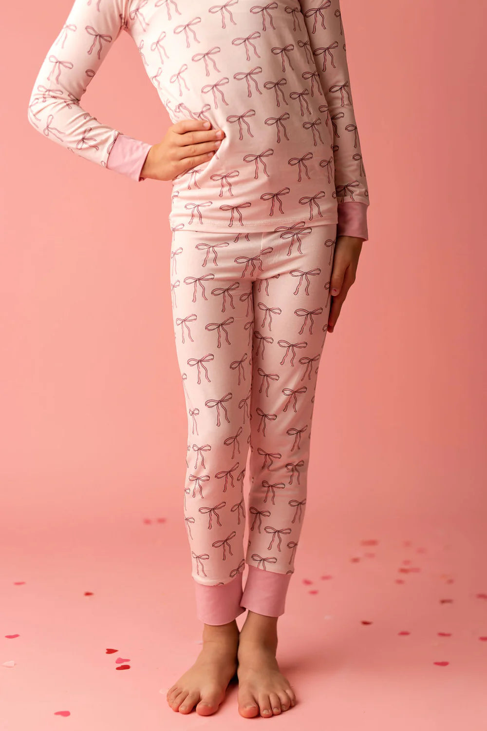 Pink Bows 2 Piece Lounge Set