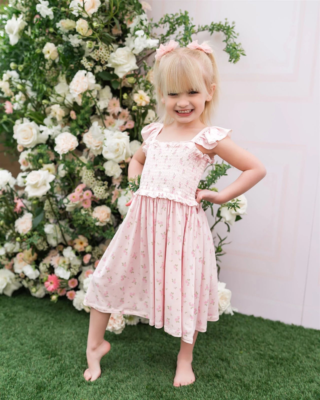 Haven Floral Smocked Twirl Dress
