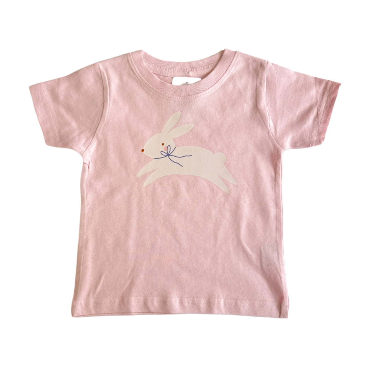 Leaping Bunny Graphic Tee - Ballerina Pink