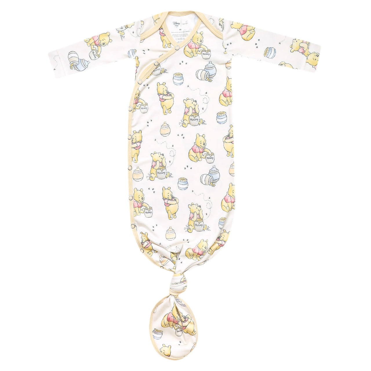 Newborn Knotted Gown- Hunny