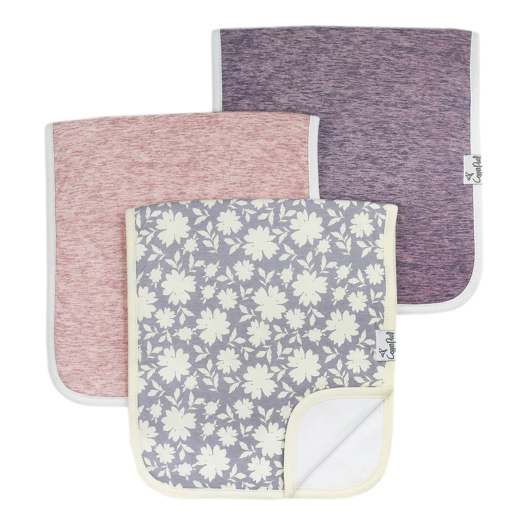 Burp Cloth Set of 3- Lacie