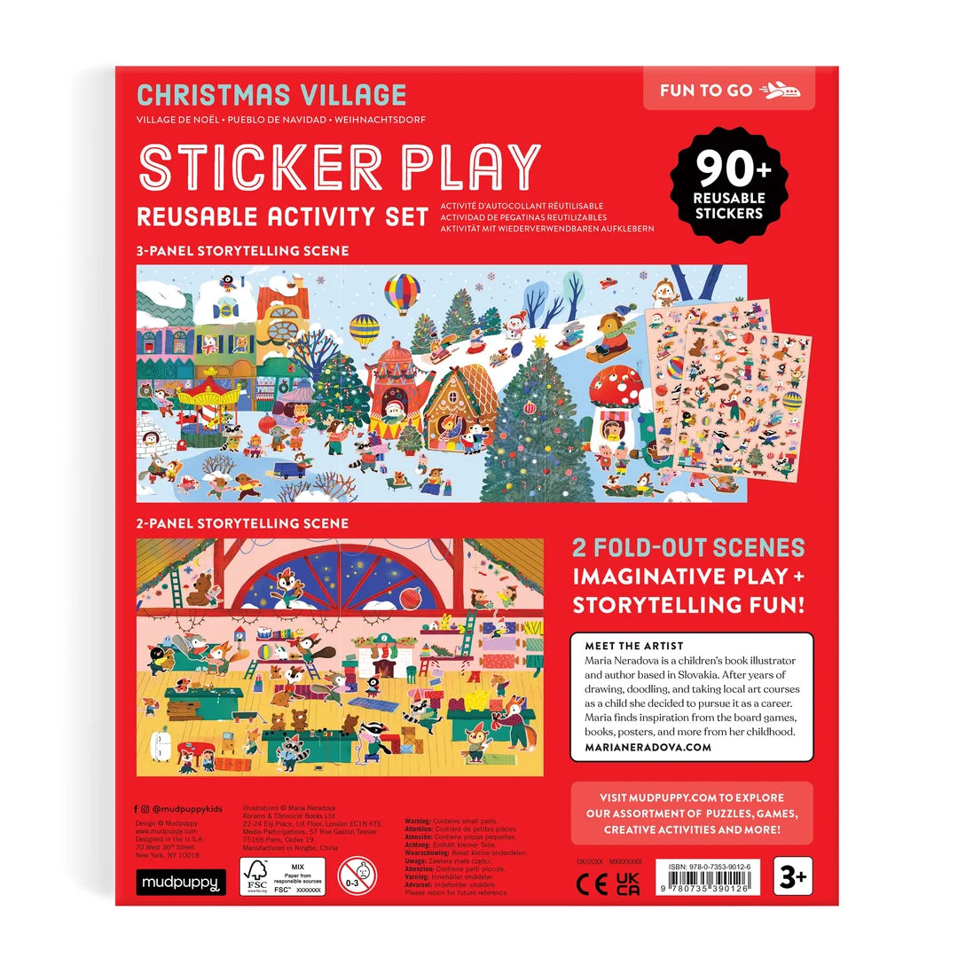 Christmas Village Sticker Play Kit