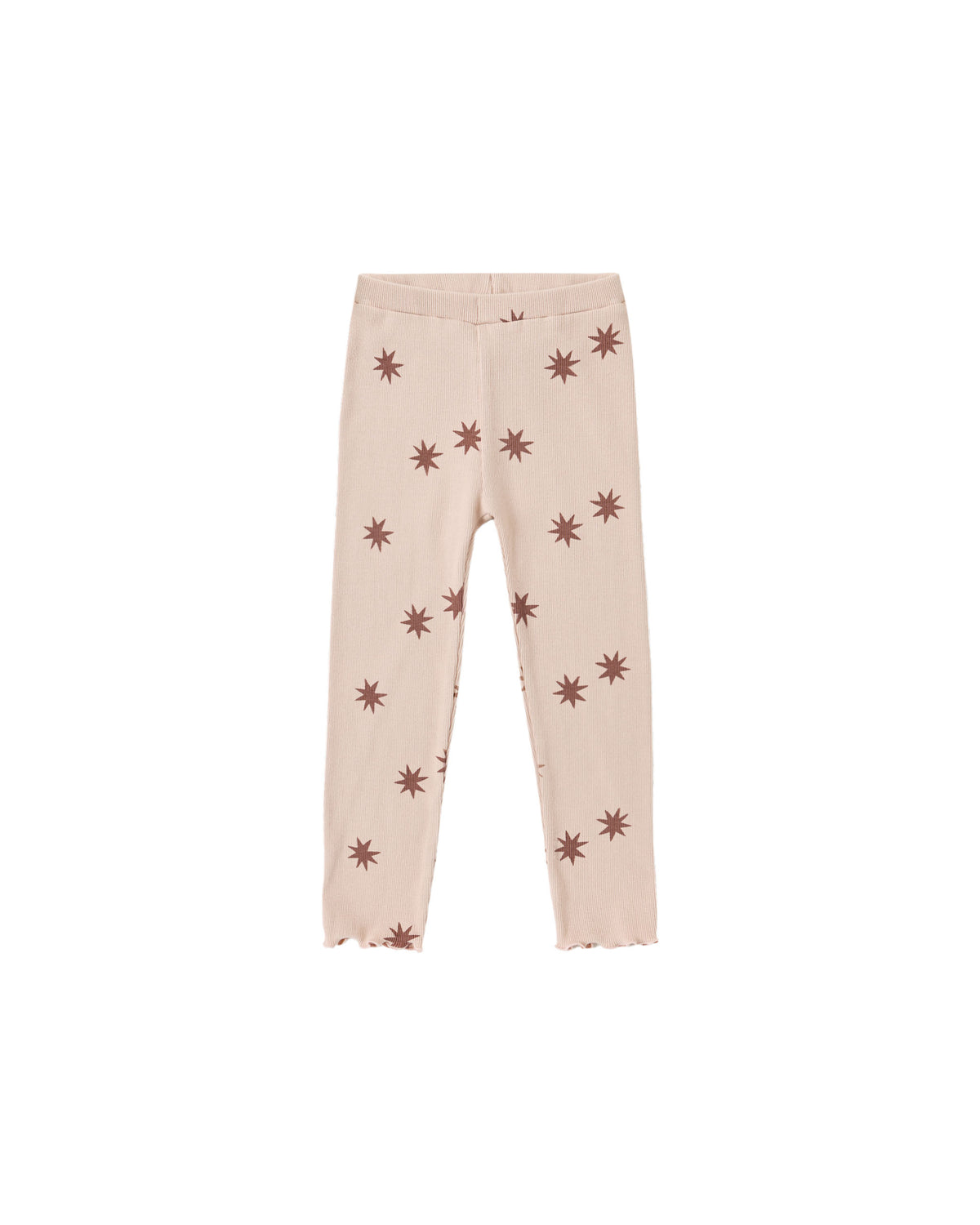 Coast Ribbed Legging- Clay Stars