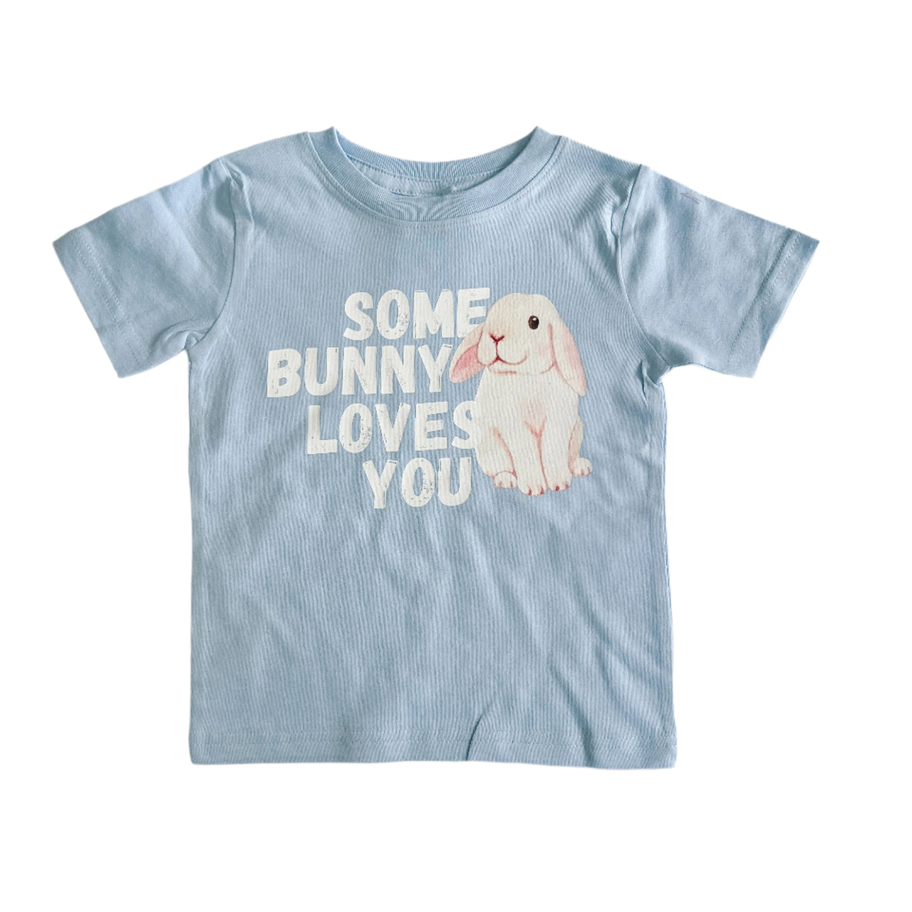 Some Bunny Love You Graphic Tee - Blue