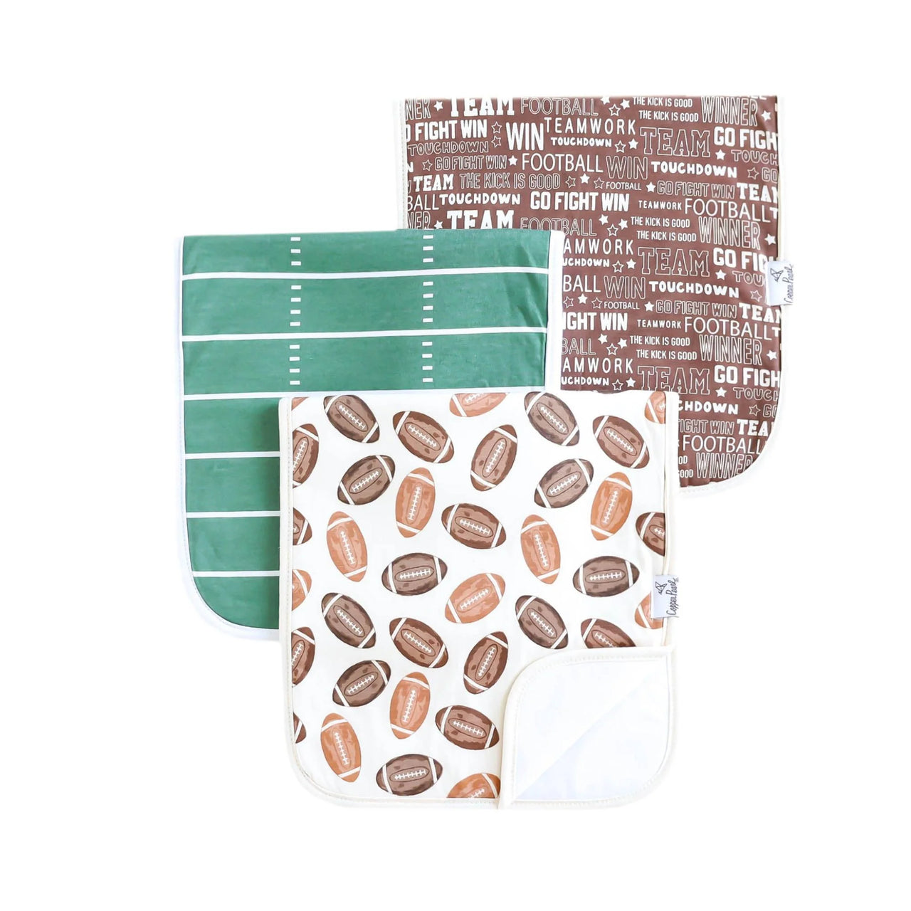 Burp Cloth Set of 3- Blitz
