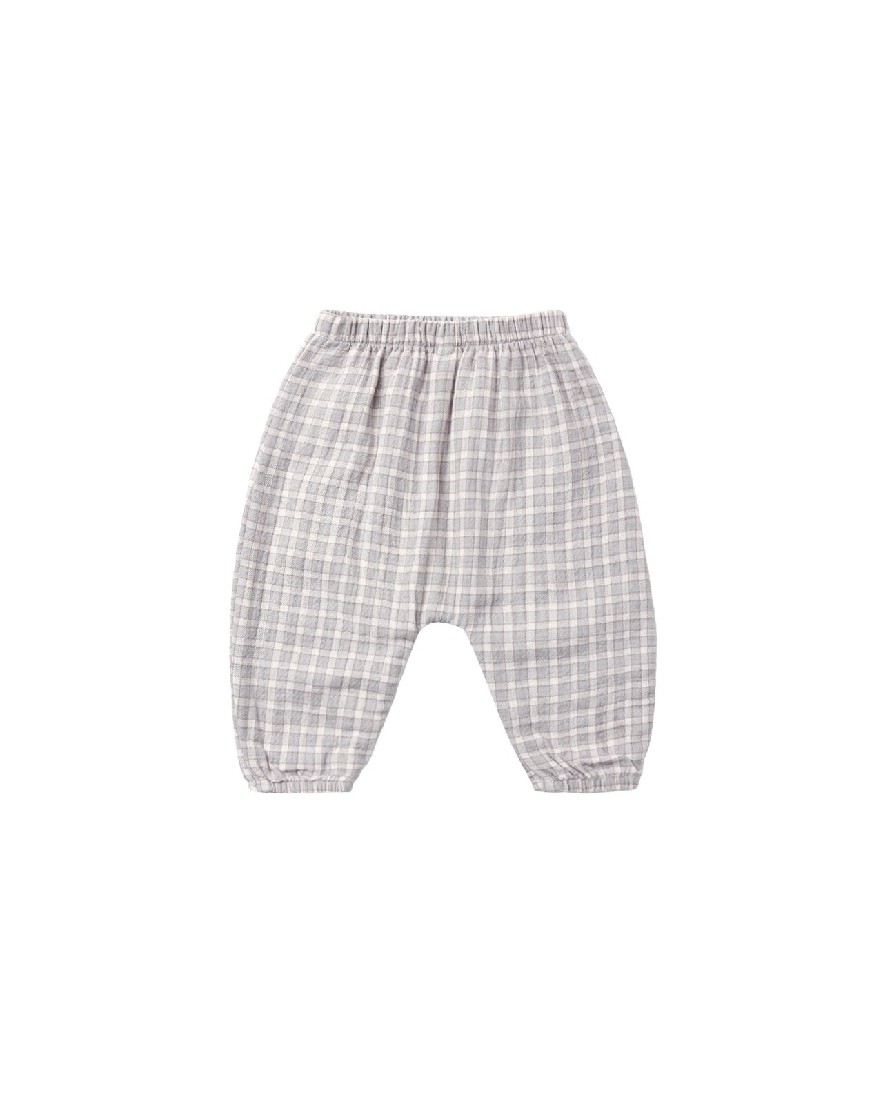 Blue Gingham Woven Pant