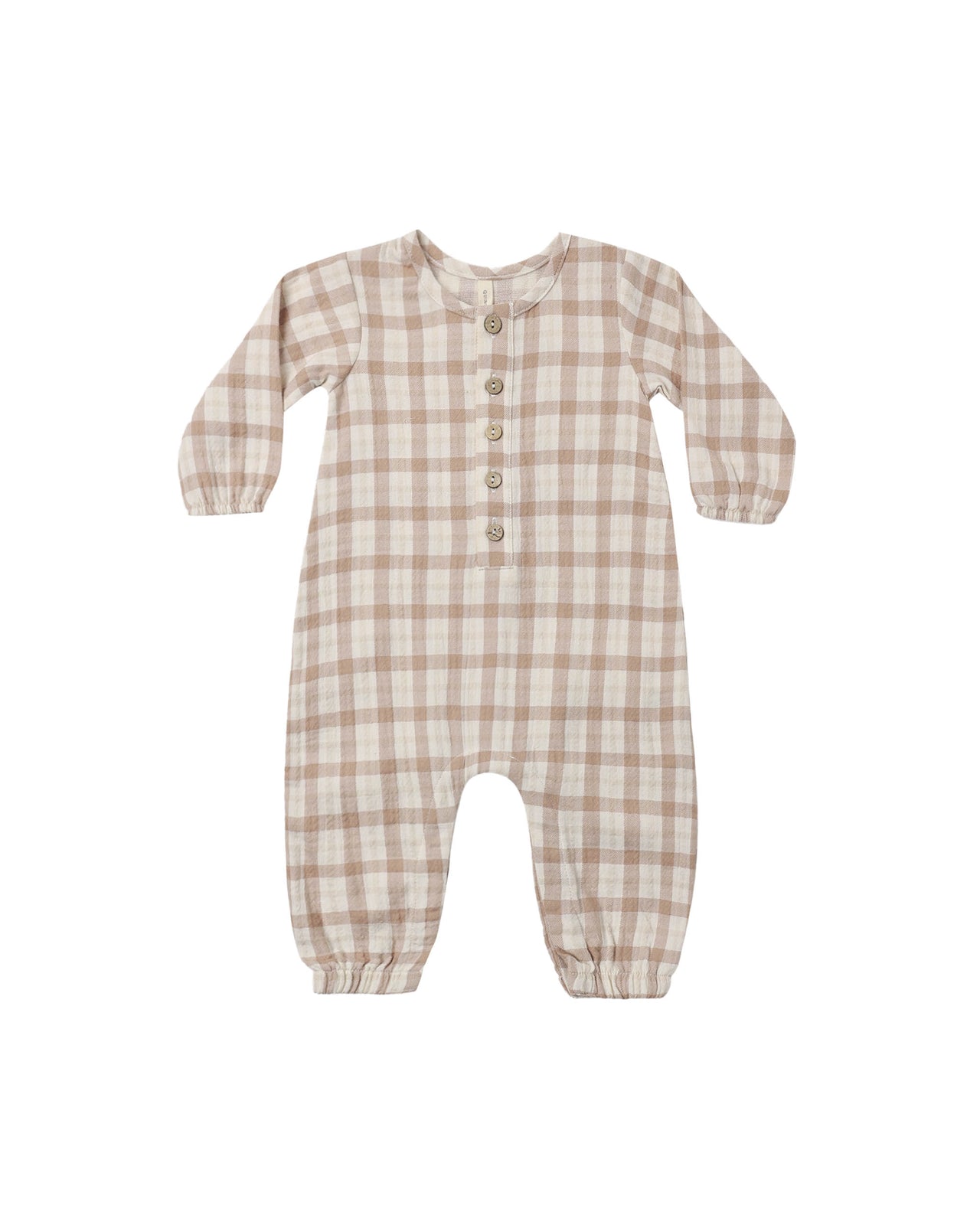 Rustic Plaid Woven Jumpsuit