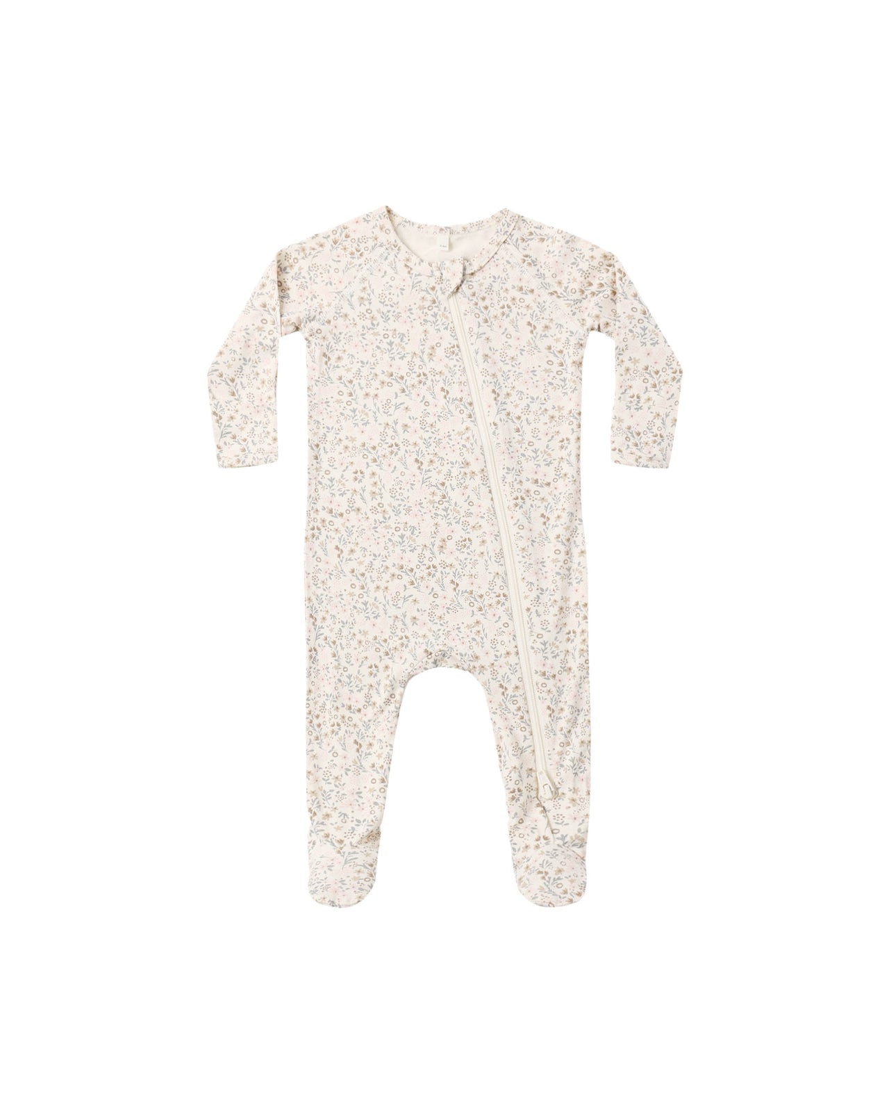 Zippered Footie- Bloom